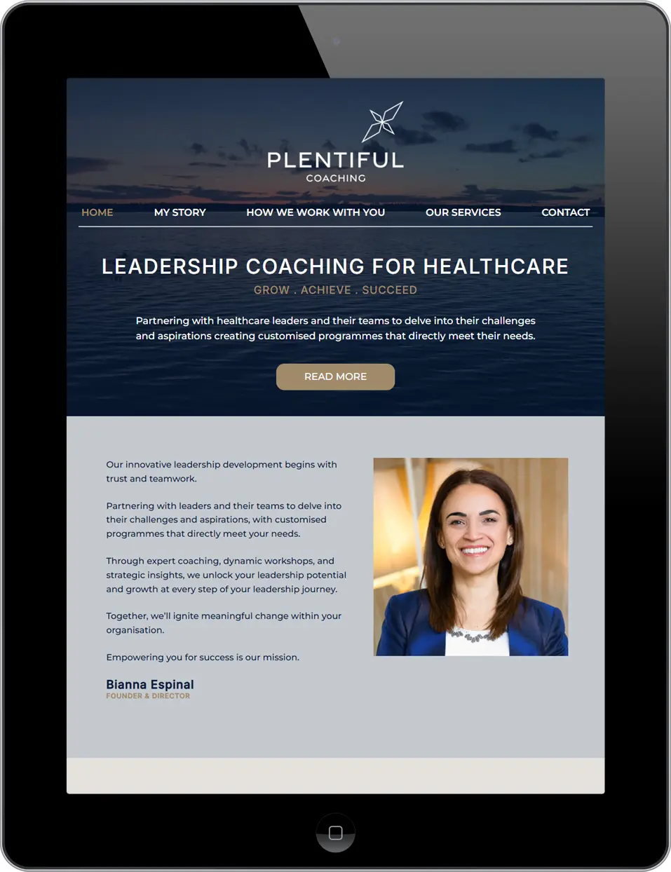 A new website for Plentiful Coaching